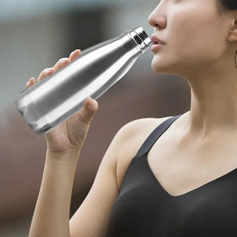 Stainless Steel Single Layer Water Bottle Sports Drink Bottle