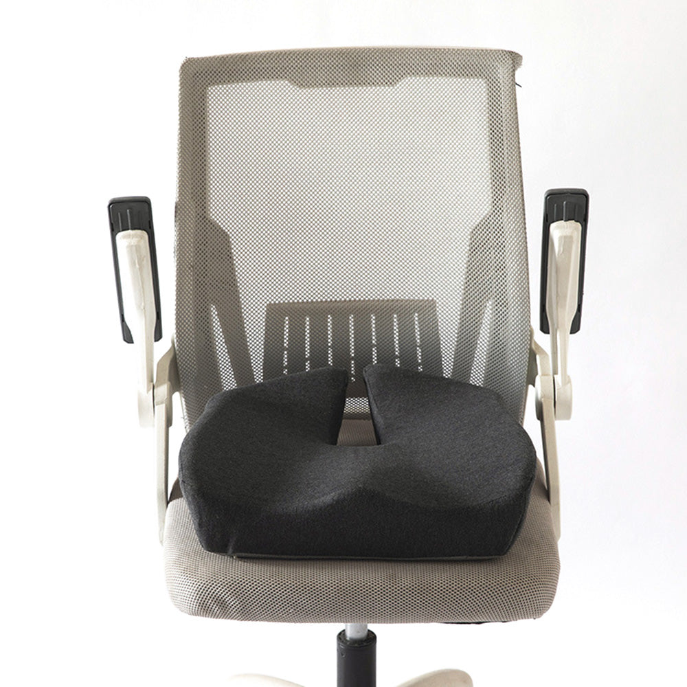 Ergonomic Seat Cushion for Office Chair Long Sitting Pad Pillow for Gaming Chair and Car Seat Dark Gray