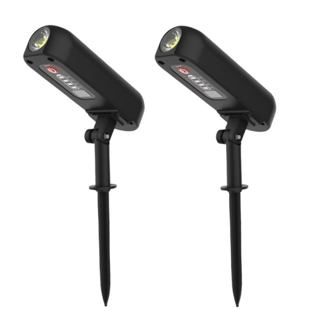 2Pcs Solar LED Spotlights Garden Path Landscape Tree Decorative Spot Lights