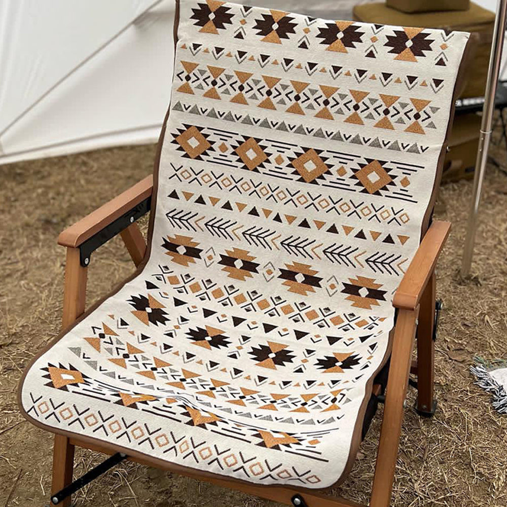 Bohemian Style Camping Chair Seat Cover Garden Outdoor Folding Chair Cover Style 3