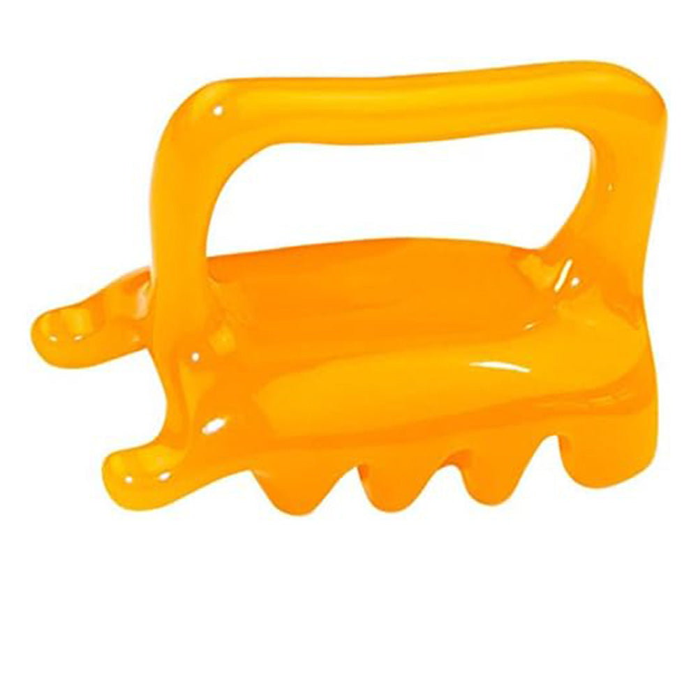Manual Massage Tool for Back Fascia Massager for Body Muscle Yellow