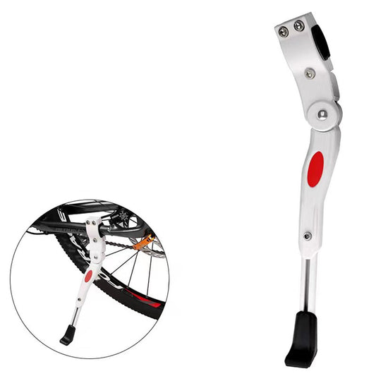 Bike Kickstand Bicycle Side Kick Stand for Mountain Bike White