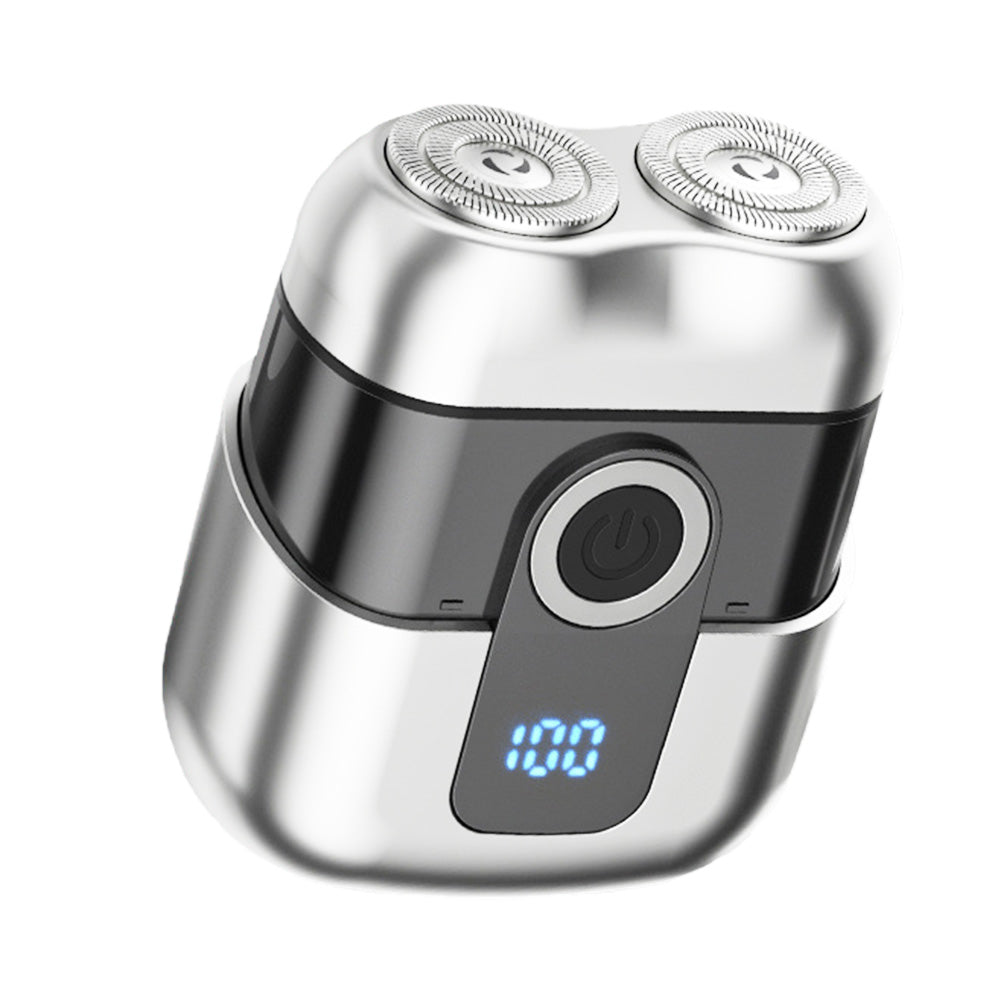 Electric Razor for Men Mini Electric Shavers with LED Display Sliver