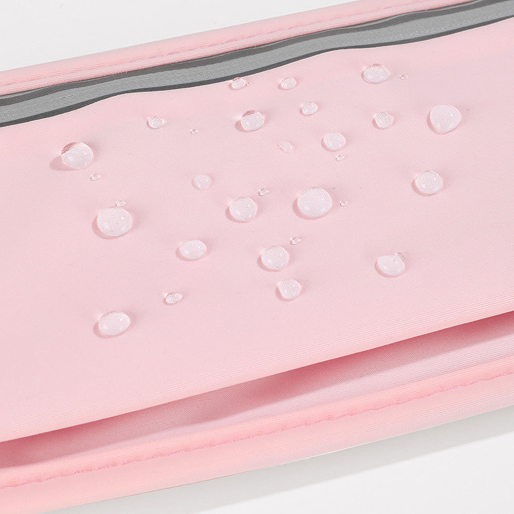 Running Belt Waist Pack Ultra Light Water Resistant Fitness Belt Waist Bag Pink