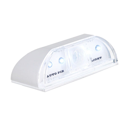 Wireless LED Motion Sensor Night Light with PIR for Hallway & Stairs White