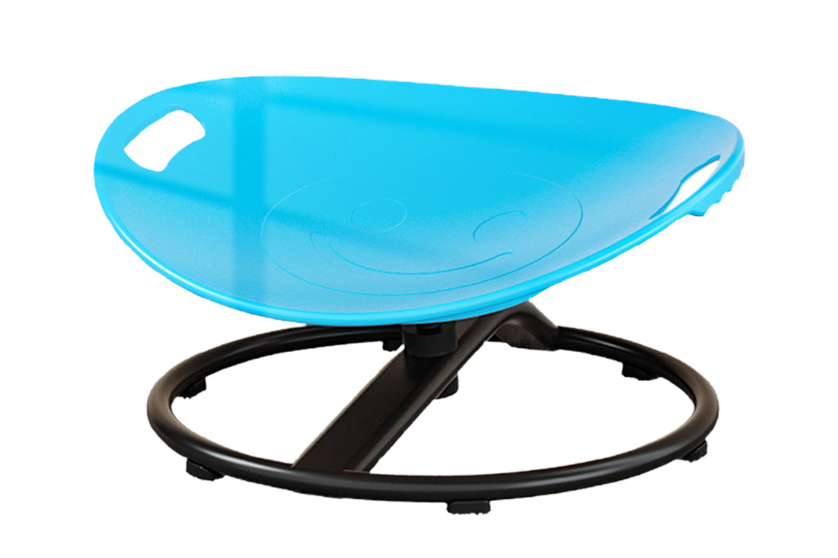 Balance Training Spin Chair for Autistic Little Ones Sensory Spinning Chair 100kg Weight -Blue