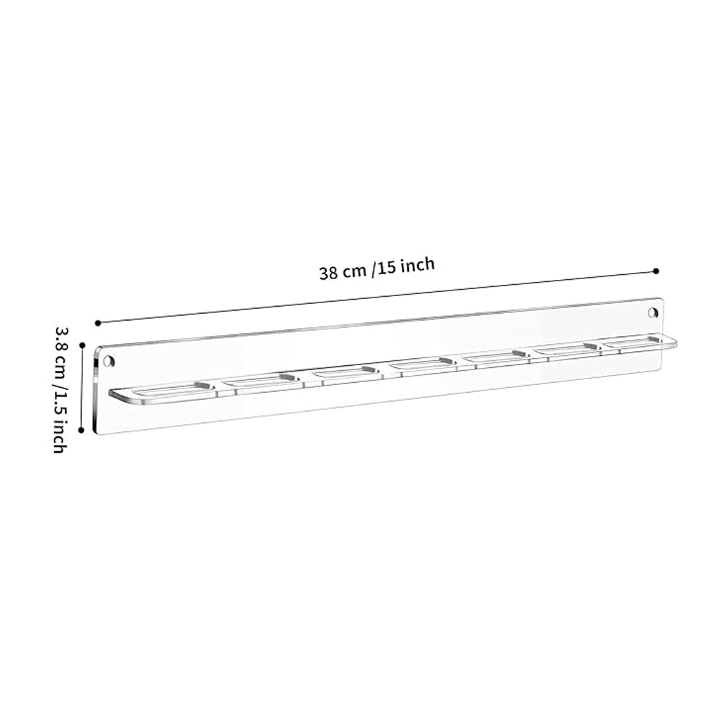 Eyeglasses Storage Rack Punch-free Wall Mounted Acrylic Sunglasses Holder Display Stand Transparent