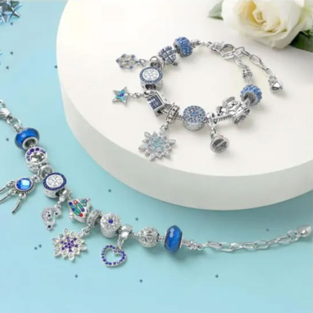 24 Days Christmas Jewellery Advent Calendar DIY Countdown Calendar Charm Bracelet Kit