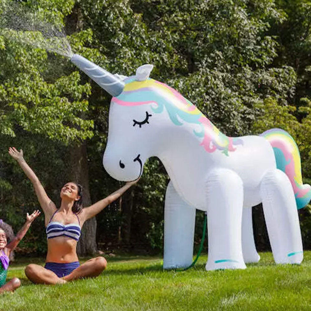 Giant Unicorns Inflatable Sprinkler Summer Outdoor Yard Water Spray Toy Style 1