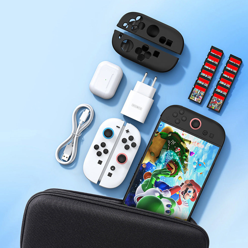Travel Carrying Case and Screen Protector Film Set for Nintendo Switch 2 2025