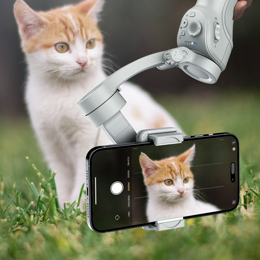 3-Axis Smartphone Gimbal Stabilizer Handheld Phone Stabilizer for Video Recording Vlog