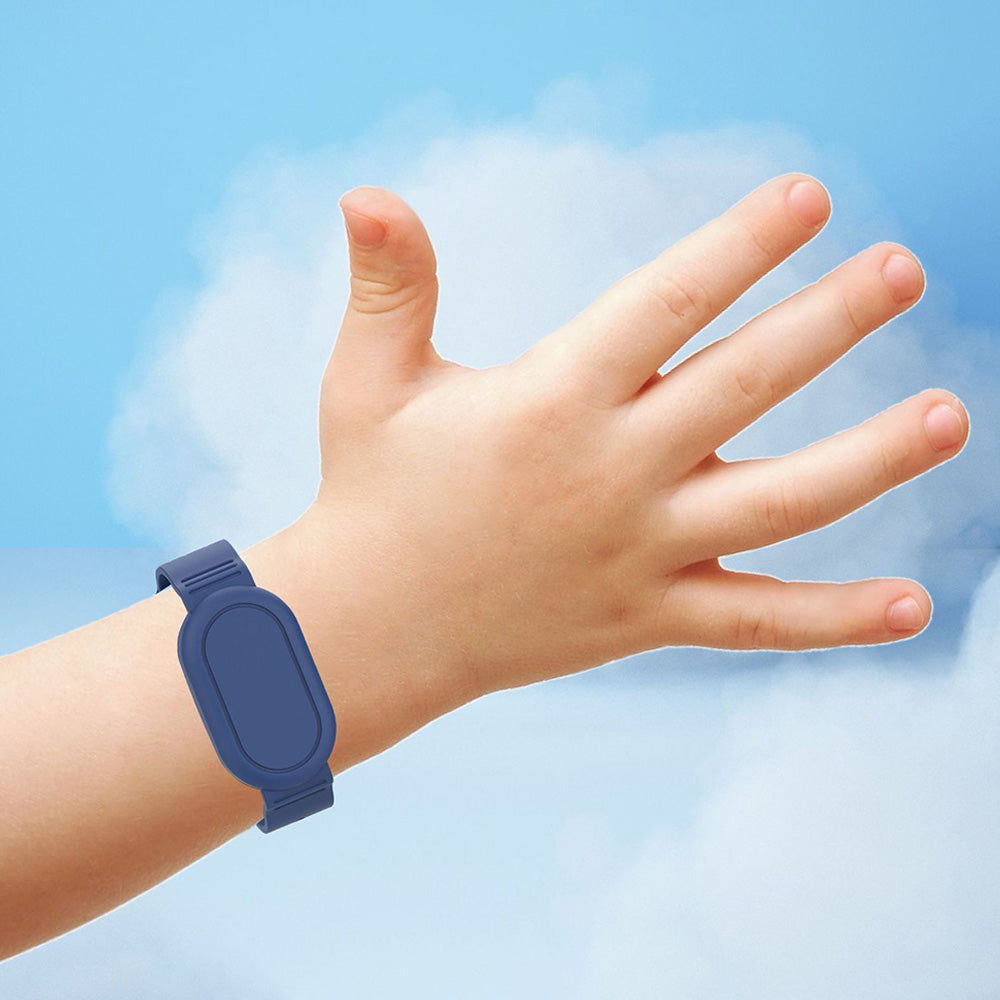 Silicone Bracelet Full Cover for Samsung Galaxy SmartTag 2 Watch Case with Wristband Blue