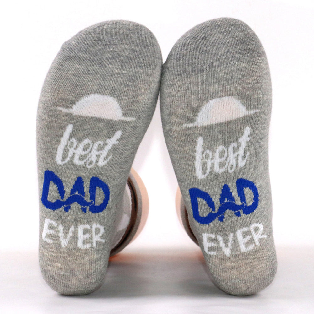 2 Pairs of Socks for Dad Funny Socks for Father's Day Dad Novelty Socks