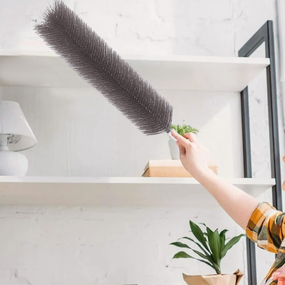5 PCS Fan Cleaning Brush Set Bendable Fan Cleaner Brushes-Grey
