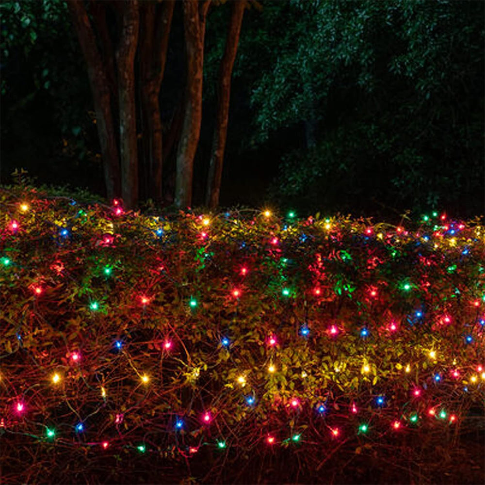2 Pack Dazzle Bright Christmas String Lights Battery Operated 8 Modes Lights String Holiday Xmas Decorations Mixed Color