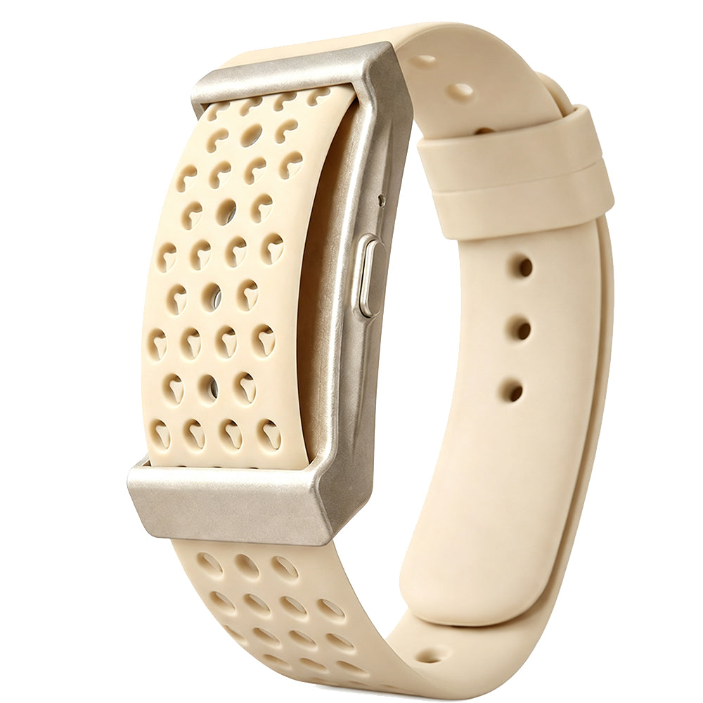 Screenless Fitness Tracker with 2 Straps Waterproof Smart Watch - Gold