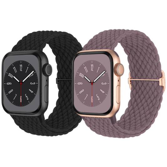 Adjustable Braided Loop Nylon Strap Compatible with Apple Watch Style 4