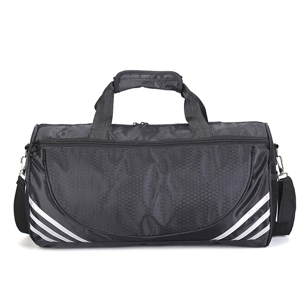 Gym Duffle Bag Travel Duffel Bag Outdoor Shoulder Sports Bag Black and White