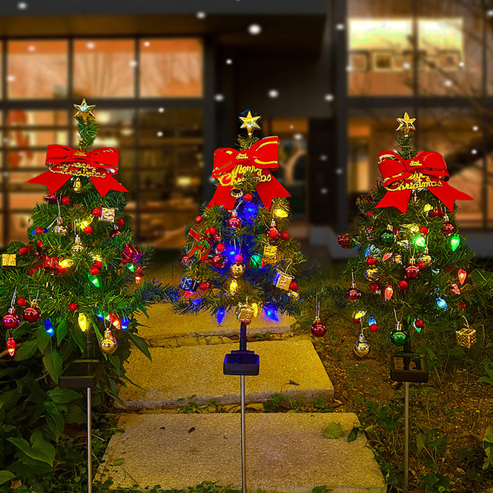Christmas Tree Outdoor Solar Lights ¨C Waterproof Yard Garden & Lawn Decoration Style 2