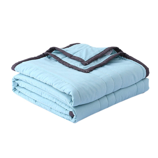 200 x 150cm Summer Blanket Washable Air-Conditioning Quilt Light Blue