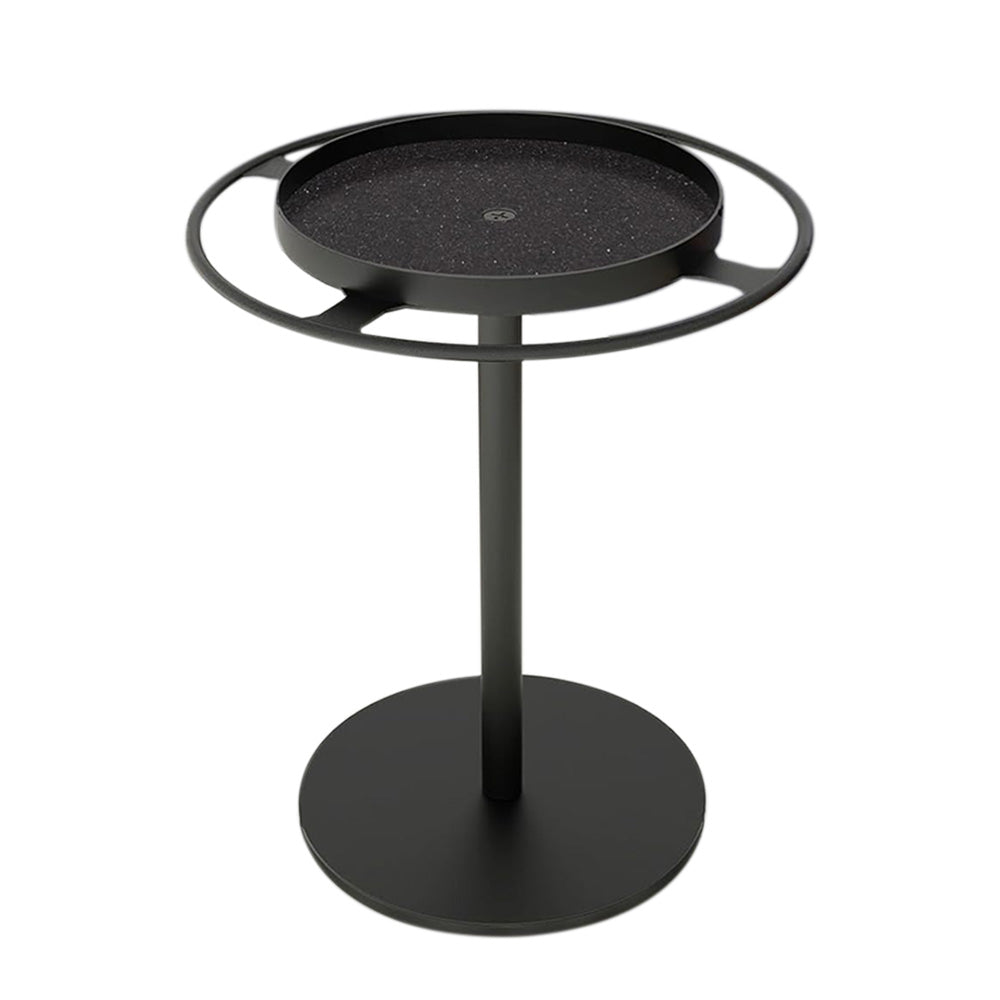 Metal Glasses Organizer Stand with Storage Tray Stylish Desk Organizer for Sunglasses Jewelry Black