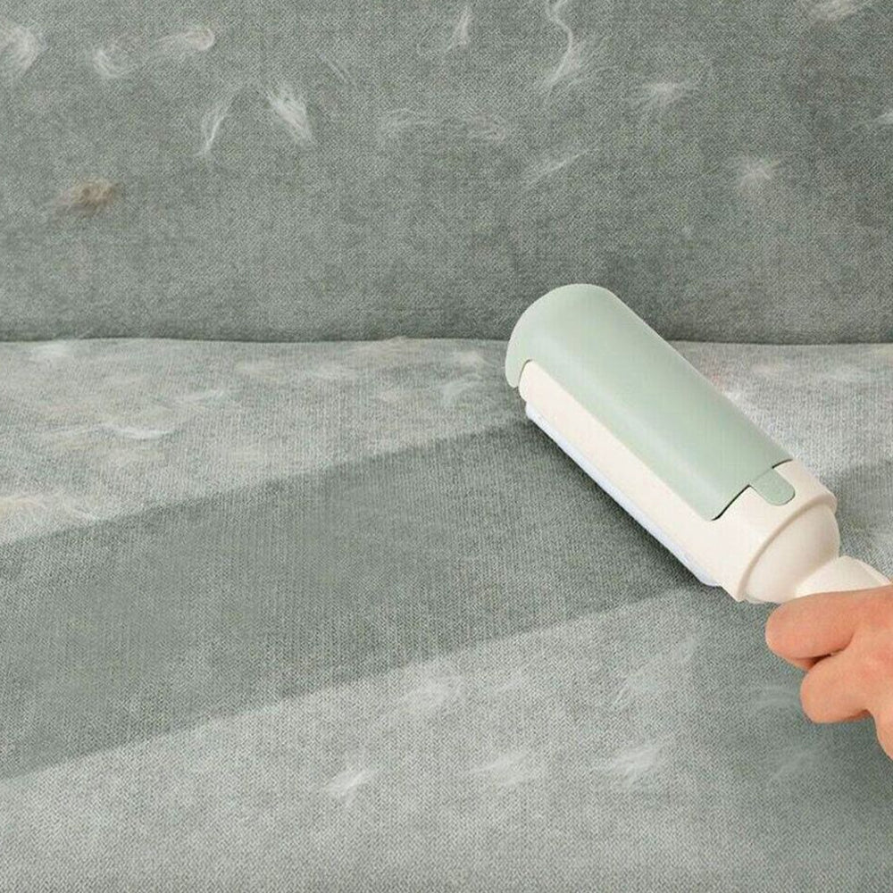 Pet Hair Remover Roller Reusable Pet Fur Remover for Couch Car Seat Carpet Bedding Clothing White