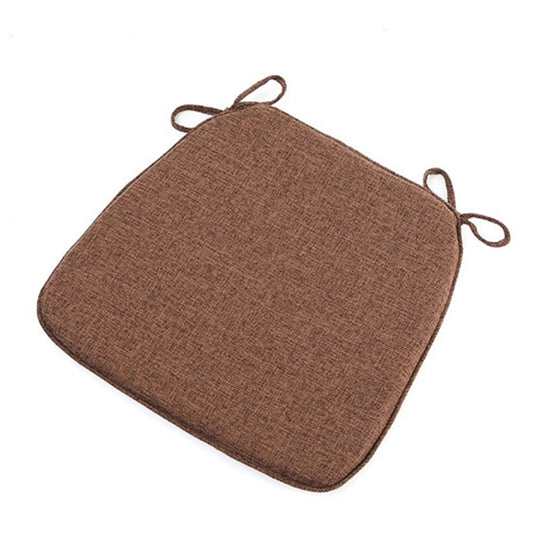 Chair Cushion with Ties Removable Chair Pad for Dining Chair Coffee