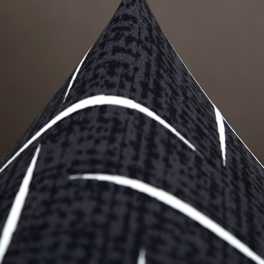 Printed Ergonomic Office Computer Game Chair Slipcovers Stretchy Seat Chair Covers -Black