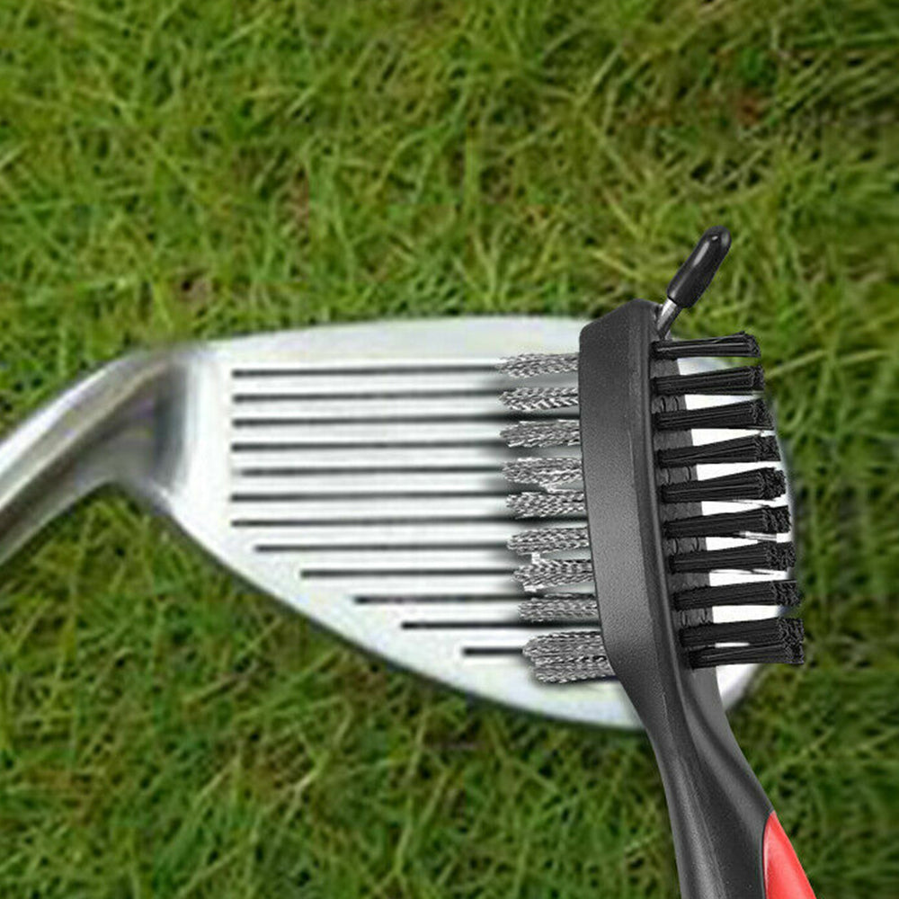 Golf Club Cleaning Kit Groove Cleaning Set Golf Accessories Red