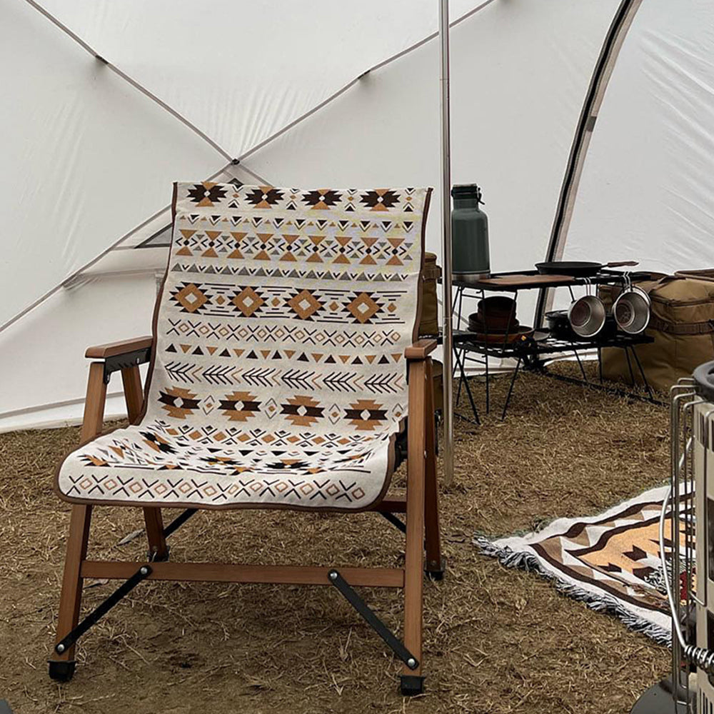 Bohemian Style Camping Chair Seat Cover Garden Outdoor Folding Chair Cover Style 3