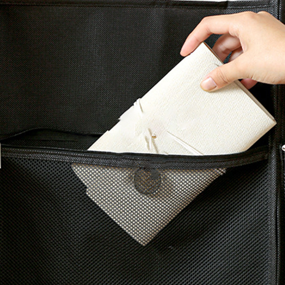 Travel Hanging Garment Bag with Zipper Pocket Dustproof Foldable Suit Bag for Suits Dresses Coats