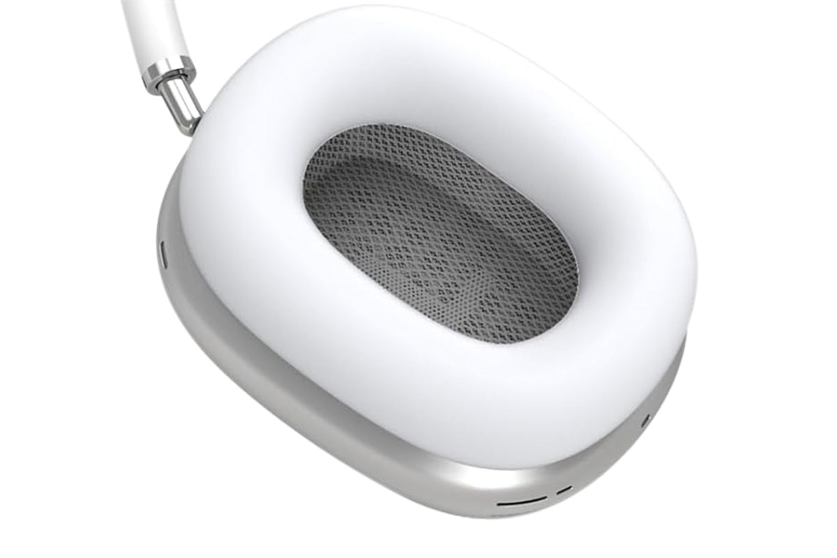 Silicone Case Cover for AirPods Max with Ear Pad Case Cover and Ear Cups Cover-White