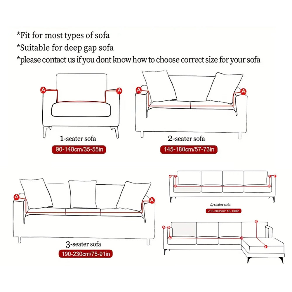 Christmas Stretch Sofa Cover Lounge Slipcover Protector Couch Cover Style 4