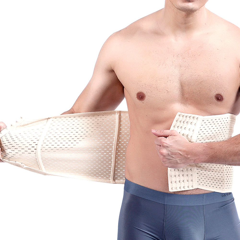 Waist Trainer For Men Waist Trimmer Tummy Shapewear Slimming Girdle Back Support-Cuticolor