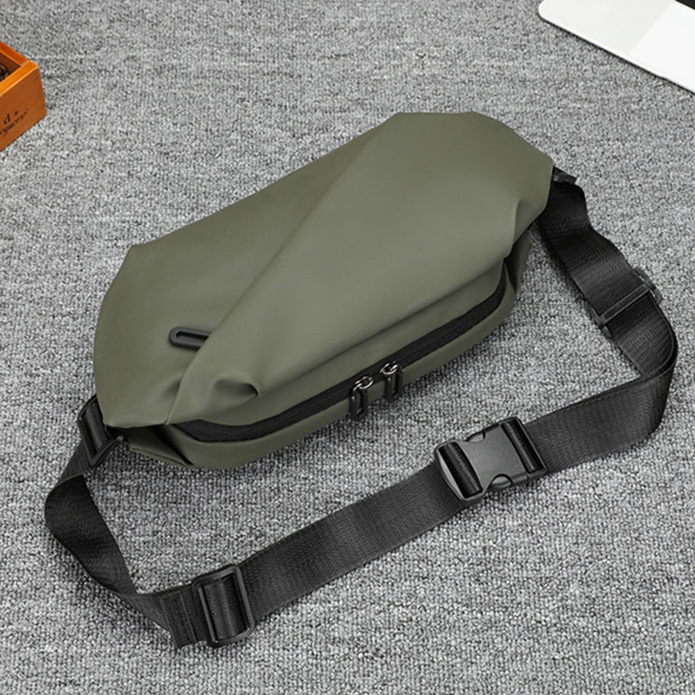 Travel Sling Bag Stylish Crossbody Bag Water-resistant Shoulder Bag for Sport Work Hiking Green