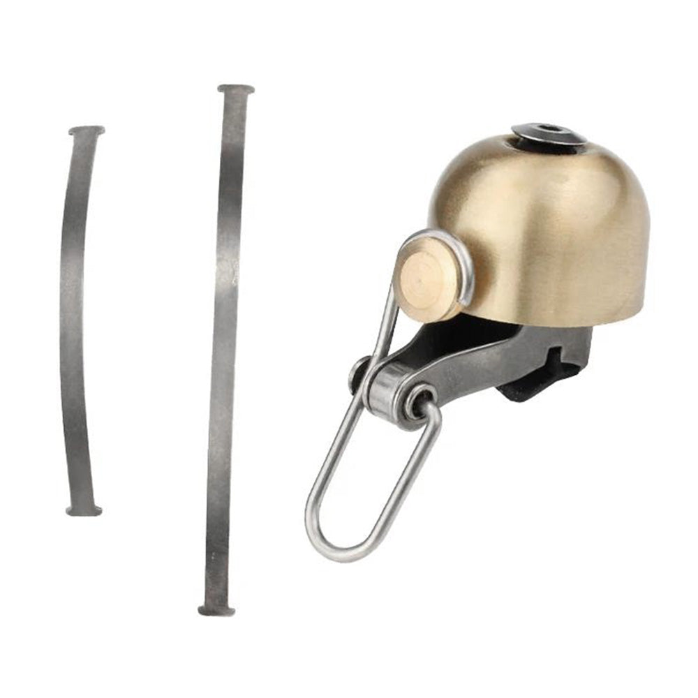 Retro Bike Bell Copper Crisp Cycling Bicycle Handlebar Bell Alarm Ring Gold
