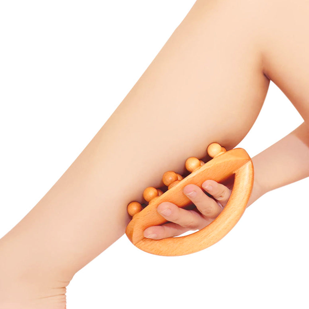 Handheld Wood Massage Tool Lymphatic Body Massager