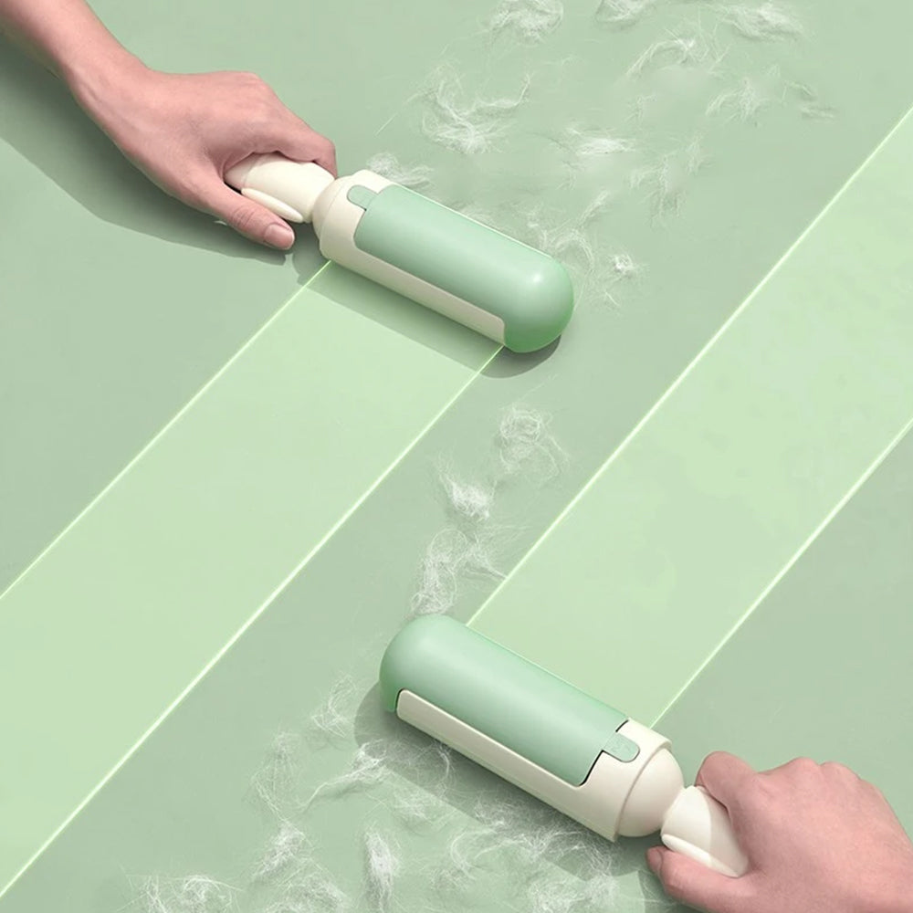 Pet Hair Remover Roller Reusable Pet Fur Remover for Couch Car Seat Carpet Bedding Clothing White