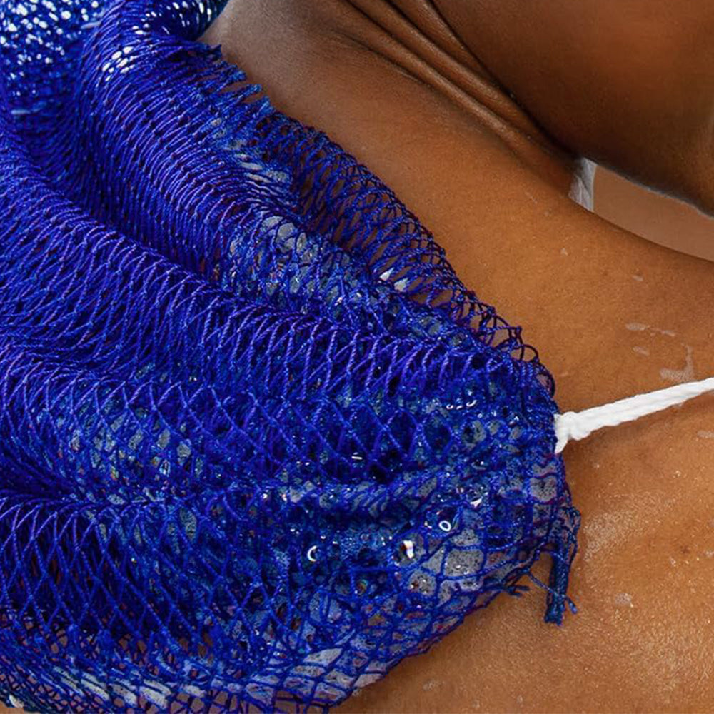 2PCS African Net Sponge Body Scrubber ââ‚?Exfoliating Bathing Tool Style 2