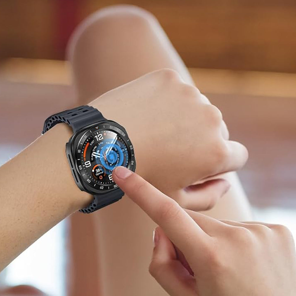3 in 1 Screen Protector for Samsung Galaxy Watch Ultra 2 47mm - Black