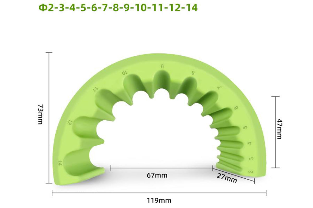 Drill Bit Sharpener Angle Grinder Drill Bit Sharpener for DIY and Professionals -12-Hole Green and 20-Hole Orange