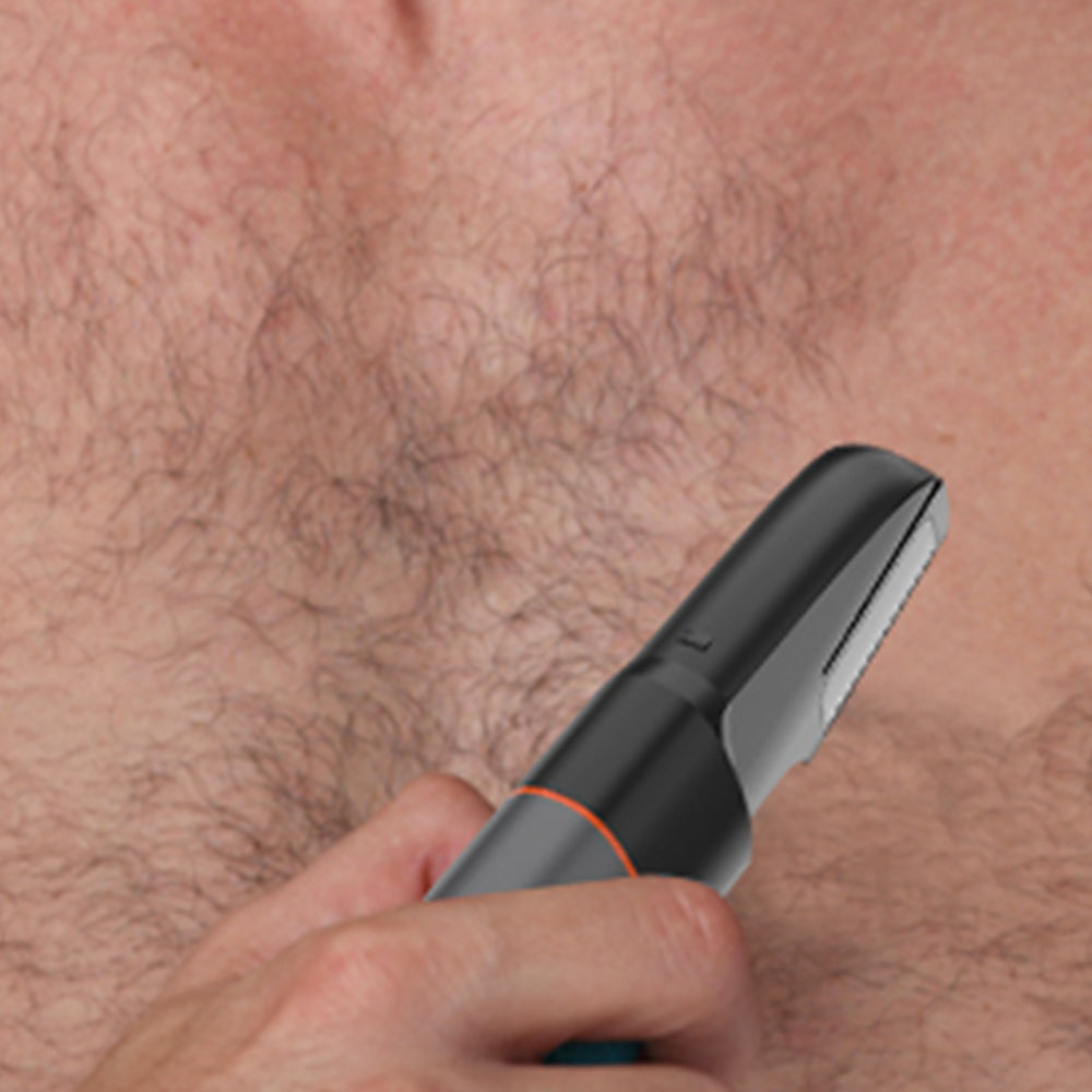 Electric Hair Clippers Kit Cordless Hair Trimmer for Body Facial Silver