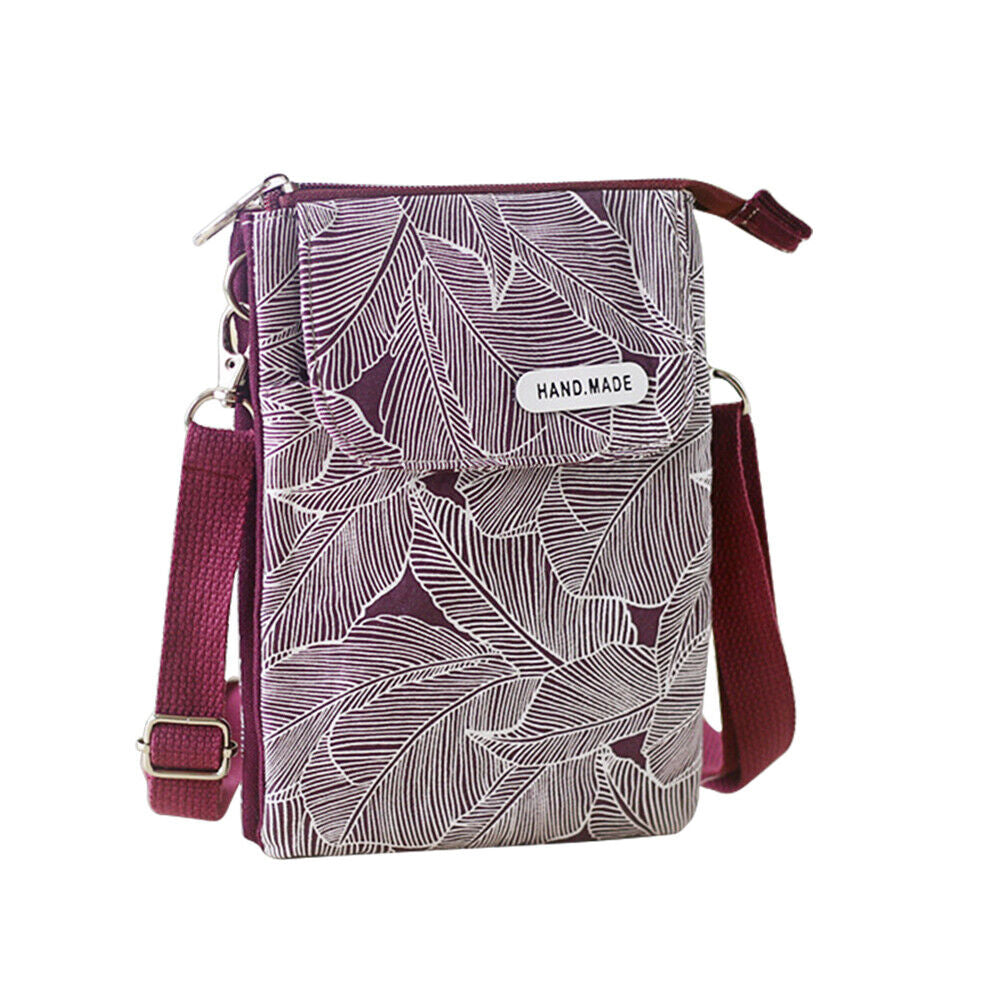 Small Cross-body Cell Phone Case Shoulder Bag Purse Pouch Handbag for Women Girls Purple