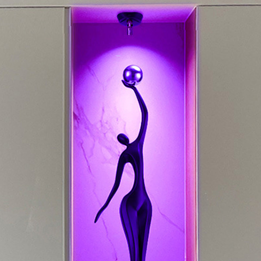 Wireless LED Spotligh Uplighting with 16 Color Changing (Black)