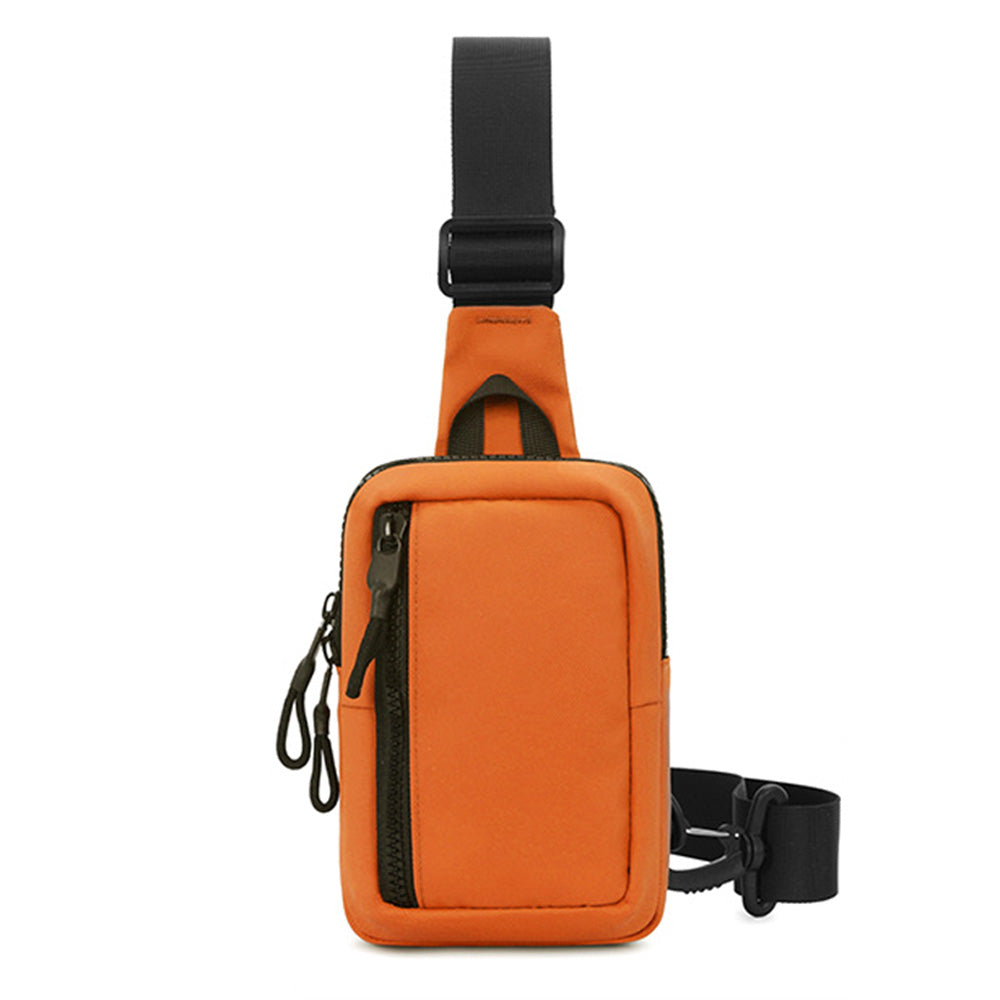 Small Crossbody Bag for Men Women Mini Sling Bag Travel Running Phone Daypack Orange