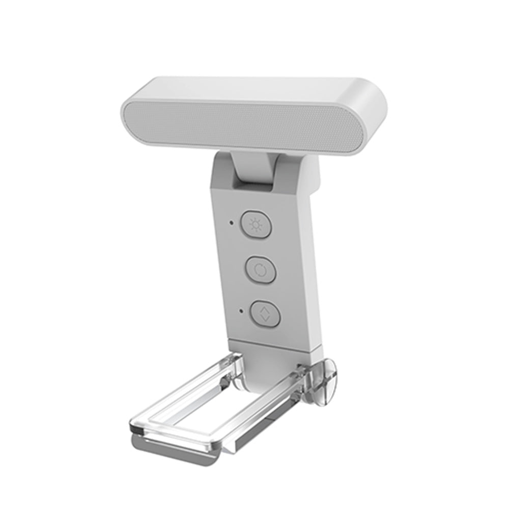 Rechargeable Clip-on Book Light 5 Color Temperatures 6 Brightness Dimmable Reading Light White