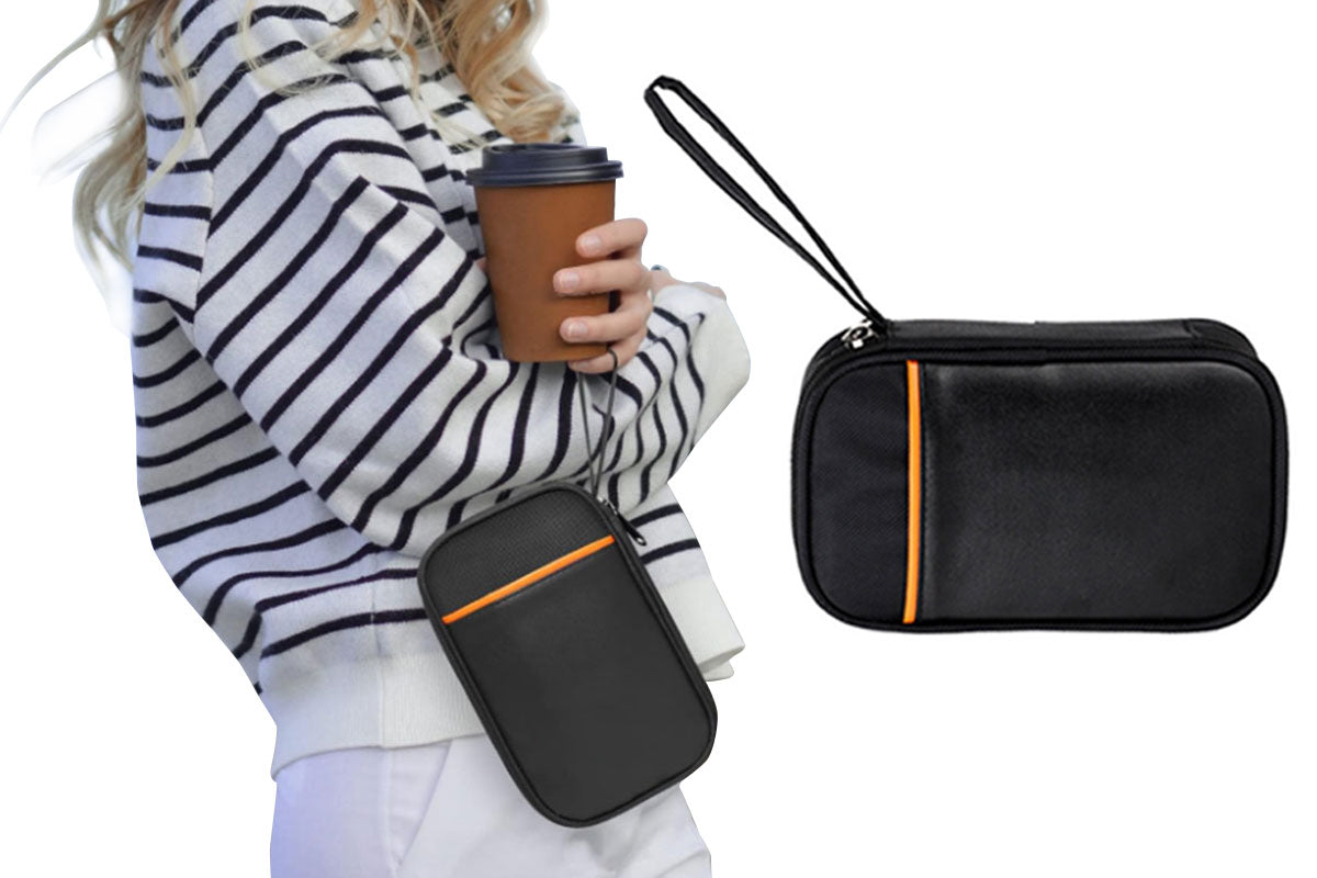 Electronic Accessories Cable Organizer Bag Travel USB Charger Storage Case Pouch-Black