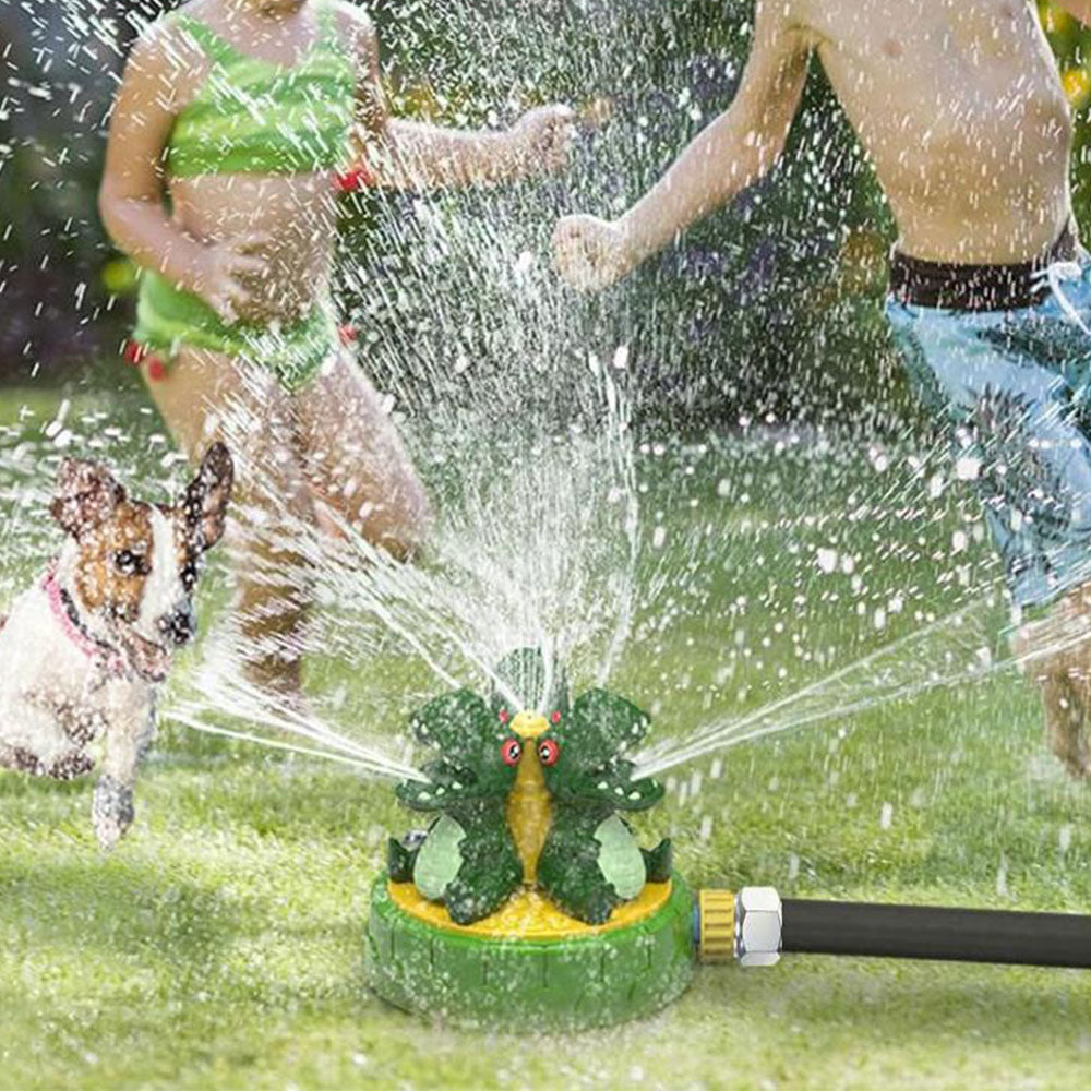 Water Sprinkler for Outdoor Play Water Spraying Toy for Summer Splashing Fun Toy Green Dinosaur