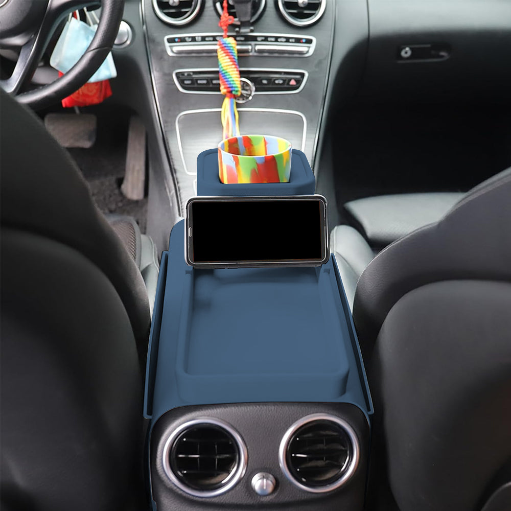 Couch Cup Holder Tray Sofa Armrest Tray with Drink Holder Side Pockets