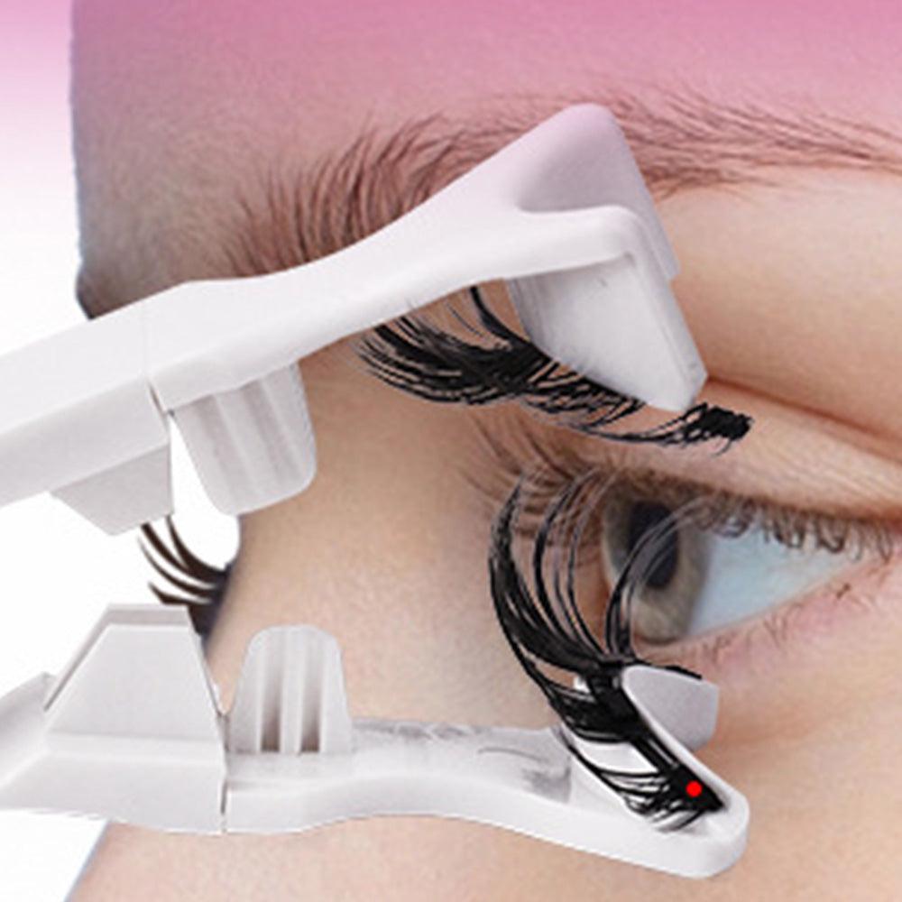 Pair of Reusable Clip-On Natural Look Eyelashes Glue-Free Fake Lashes Style 1